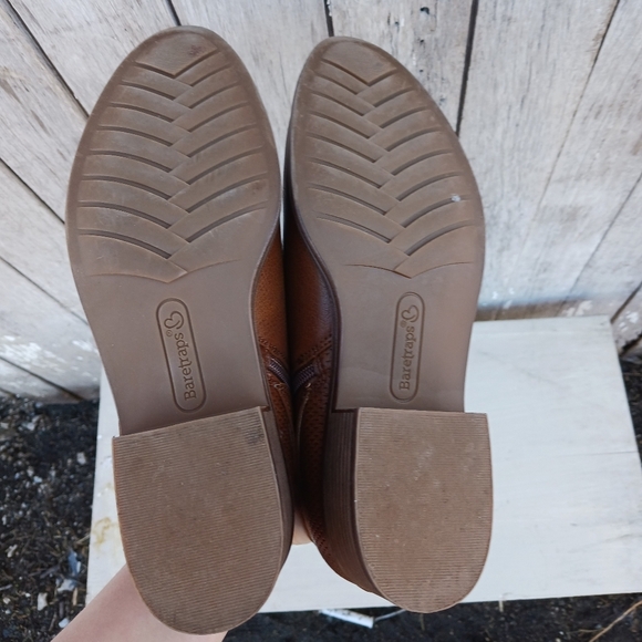 Baretraps Womens Sz 7M Maci Brown Booties Ankle Boots Shoes Vegan Leather Faux - Picture 9 of 9